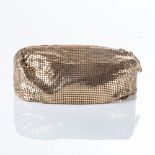 A CHAIN MAIL CLUTCH BAG WITH MATCHING BELT