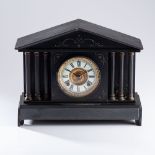 A SLATE MANTLE CLOCK