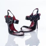 CESARE PACIOTTI PATENT LEATHER HEELS