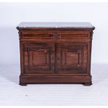 A MAHOGANY SIDE CABINET