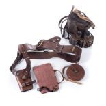 A WWI BRITISH OFFICERS KIT, five in the lot