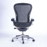 AN AERON CHAIR, DESIGNED BY BILL STUMPF AND DON CHADWICK FOR HERMAN MILLER, CIRCA 1994