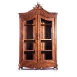 A WALNUT CABINET