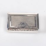 AN AUSTRIAN SILVER SNUFF BOX