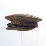 A SOUTH AFRICAN WWII SPECIAL SERVICES BATTALION OFFICERS PEAK CAP