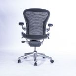 AN AERON CHAIR, DESIGNED BY BILL STUMPF AND DON CHADWICK FOR HERMAN MILLER, CIRCA 1994