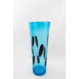 A TALL GLASS VASE, MODERN