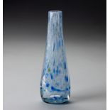 A HANDBLOWN GLASS VASE