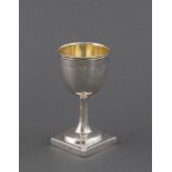 A SILVER CUP, 19TH CENTURY