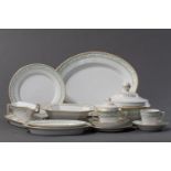 A KPM BERLIN PORCELAIN 'KURLAND' PATTERN PART DINNER SERVICE