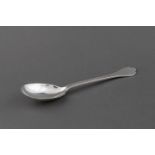 AN EDWARD VII SILVER TREFFID PATTERN TABLESPOON, JAMES DEAKIN AND SONS, SHEFFIELD, 1904