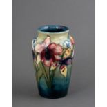 A WILLIAM MOORCROFT 'ORCHID' VASE, 1920s