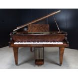 A WALNUT CASED BABY GRAND PIANO, ERNEST KRAUSE