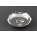 AN EDWARD VII SILVER DISH, HENRY GREAVES, BIRMINGHAM, 1906