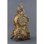 A LOUIS XV STYLE ORMOLU BRACKET CLOCK, FHS HERMELE, GERMANY