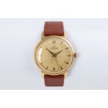 A GENTLEMAN'S 18CT GOLD WRISTWATCH, ZENITH 'BUMPER', 1959