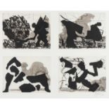 William Joseph Kentridge (South Africa 1955 ? ): UNTITLED (FOUR SHADOWS)