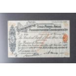 AN OLD MINER'S PROMISSORY NOTE