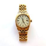 A GENTLEMAN?S GOLD ROLEX WRISTWATCH,Â CIRCA 1950