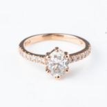 A DIAMOND DRESS RING