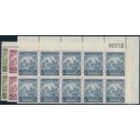 BARBADOS 1938-1947 KGVI 1/-, 2/6d. &amp; 5/-