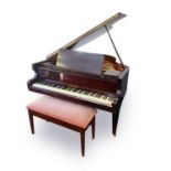 A MAHOGANY CASED BABY GRAND PIANO, BERNHARD STEINER
