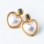 A PAIR OF MABÃ‰ PEARL EARRINGS