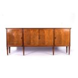 A WALNUT SIDEBOARD, MODERN