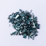 A MELEE OF UNCOUNTED GREEN DIAMONDS