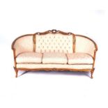 A VICTORIAN STYLE SETTEE