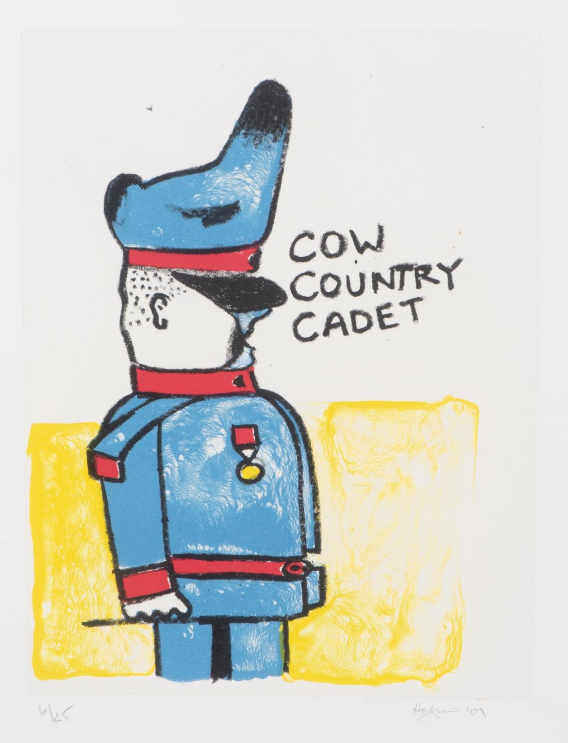 Robert Griffiths Hodgins (South Africa 1920 ? 2010): COW COUNTRY CADET
