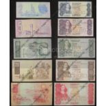 A MISCAELLANEOUS COLLECTION OF UNCOUNTED BANKNOTES