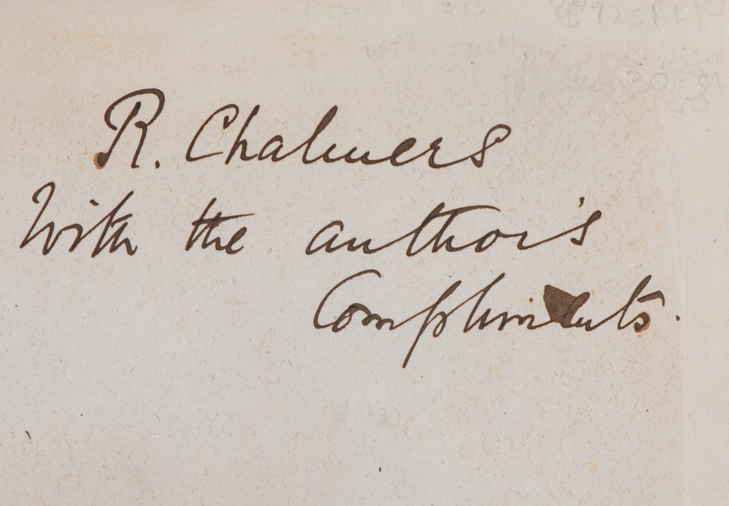 Thomas, C. G. ? JOHANNESBURG IN ARMS, 1895-1896: BEING THE OBSERVATIONS OF A CASUAL SPECTATOR (INSCR - Image 2 of 3