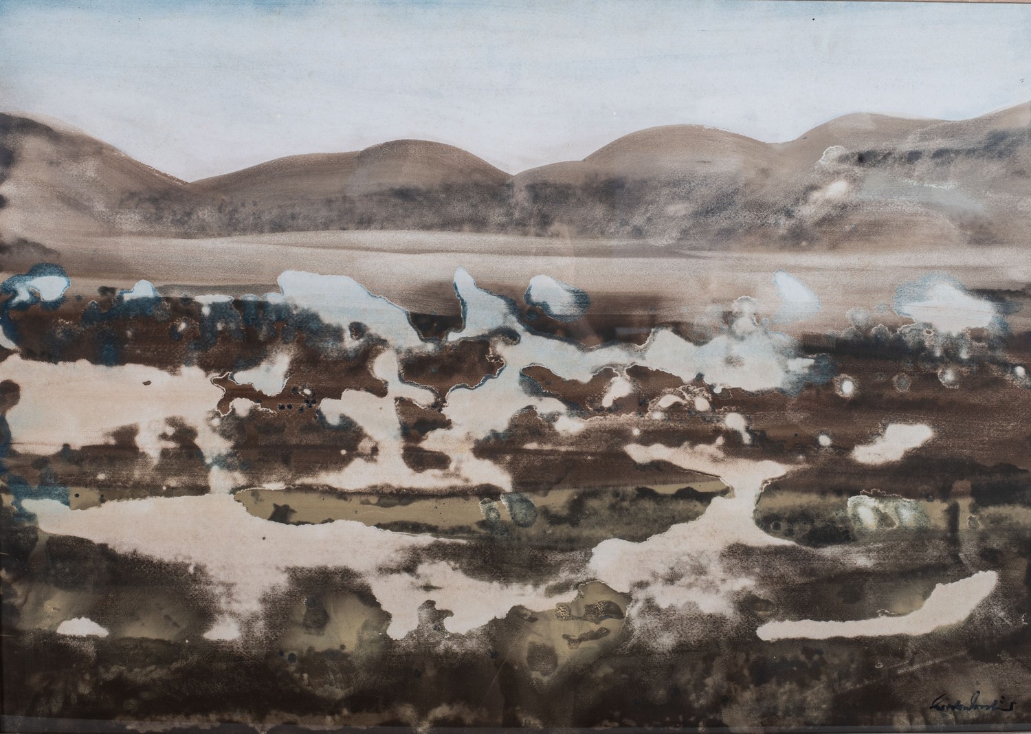 Gordon Frank Vorster (South Africa 1924 ? 1988): DESERT LANDSCAPE