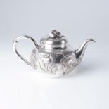 A JAPANESE SILVER TEAPOT