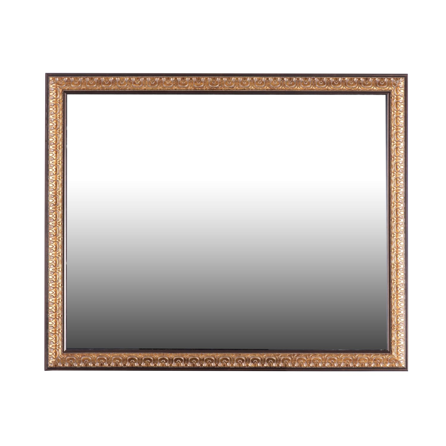 A GILT MIRROR, MODERN