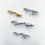 FOUR JAGUAR CAR BADGES