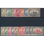 GERMAN SOUTH WEST AFRICA 1901 TO 1919 KAISER WILHELM'S YACHT SETS