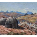 Otto Klar (South AfricaÂ 1908 - 1994): RONDAWELS AND DISTANT HILLS