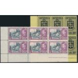 ST. LUCIA 1938-1948 KGVI 5/- &amp; 10/-