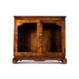 A WALNUT SIDE CABINET, 19TH CENTURY