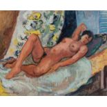 FranÃ§ois Krige (South Africa 1913 ? 1994): RECLINING NUDE