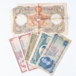 A MISCELLANEOUS COLLECTION OF BANKNOTES