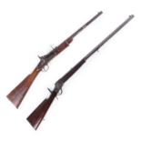 AN ENFIELD PATTERN 1870 RIFLE AND ONE OTHER