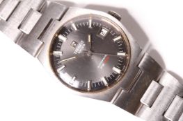 TISSOT AUTOMATIC WRISTWATCH PR516, stainless steel bracelet,