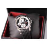 GENTLEMENS CHOPARD MILLE MIGLIA GT XL WRISTWATCH REF 8459 W/BOX & PAPERS, circular black dial with