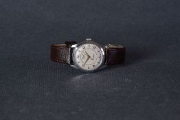 GENTLEMENS NOS REGENT AUTOMATIC WRISTWATCH, circular off white dial with applied hour markers and