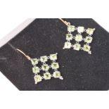 Pair of Peridot Earrings, comes with a box
