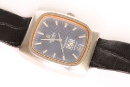 GENTLEMEN'S VINTAGE UNIVERSAL POLEROUTER III AUTOMATIC REFERENCE 872111, rectangular cushion dial,