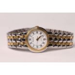 *TO BE SOLD WITHOUT RESERVE* LADIES ACCURIST WRISTWATCH, circular white dial with roman numerals,